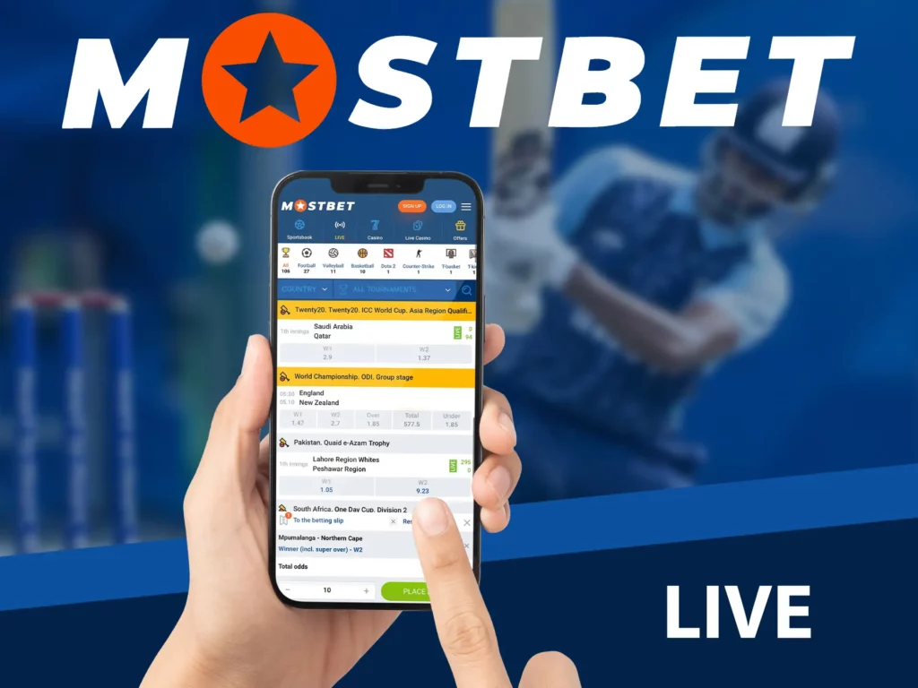 Mostbet live 